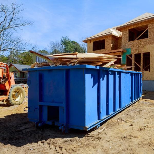 in many cases, a permit might be required to have a construction dumpster on your property, depending upon local regulations